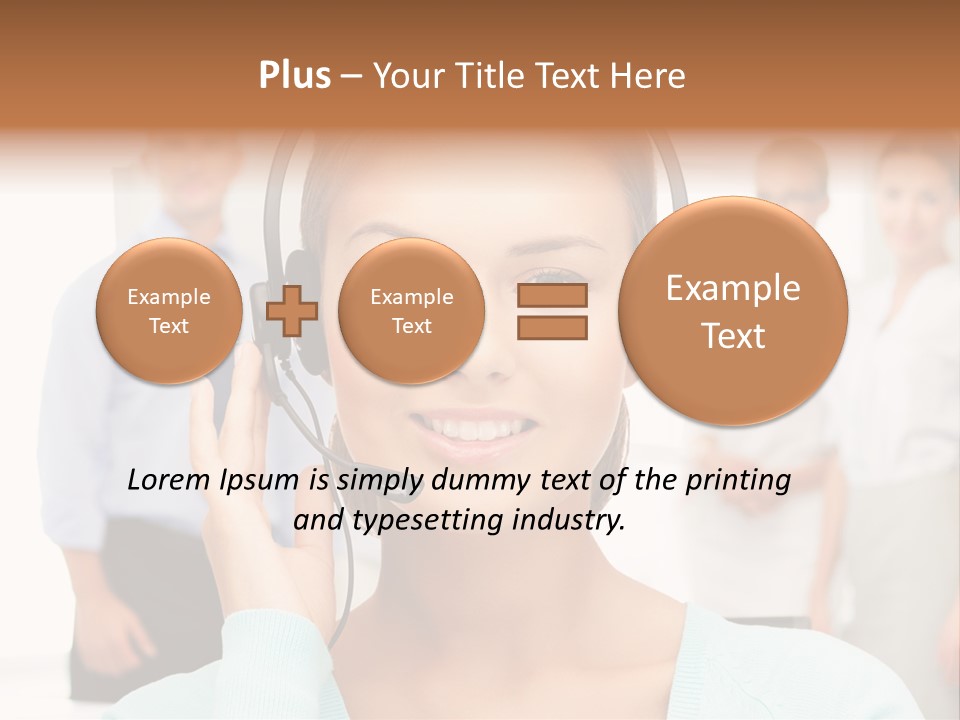 Online Modern Secretary PowerPoint Template