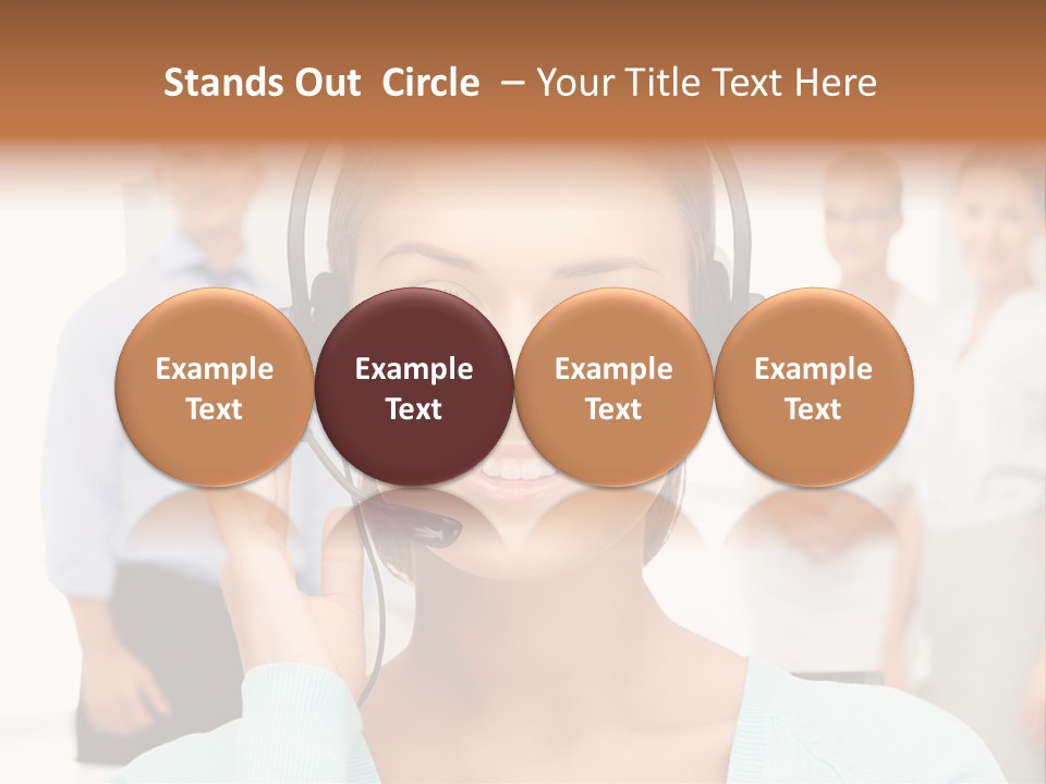 Online Modern Secretary PowerPoint Template