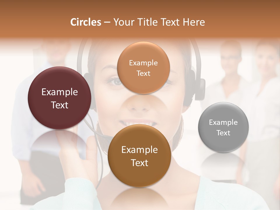 Online Modern Secretary PowerPoint Template