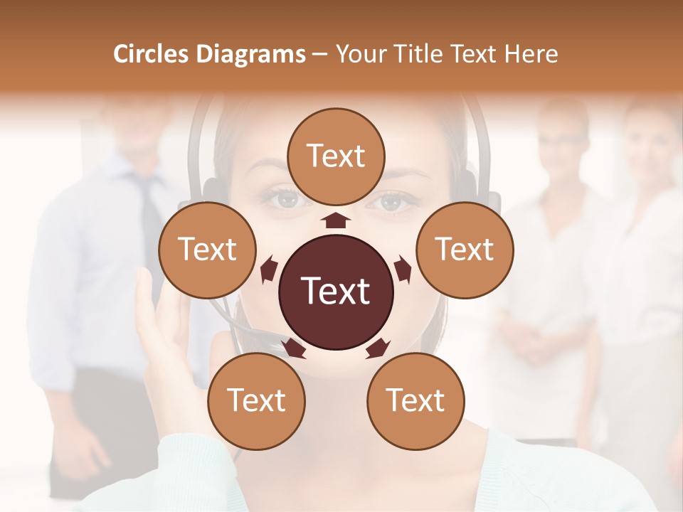 Online Modern Secretary PowerPoint Template