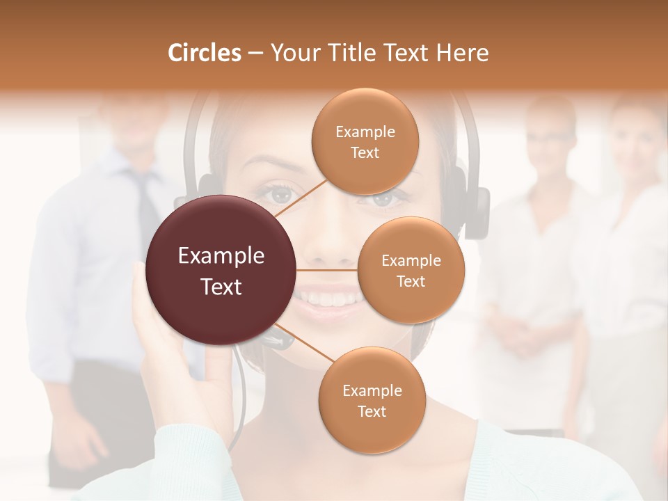 Online Modern Secretary PowerPoint Template