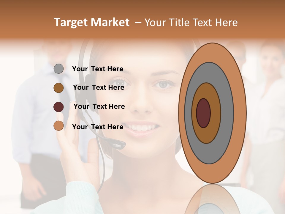 Online Modern Secretary PowerPoint Template