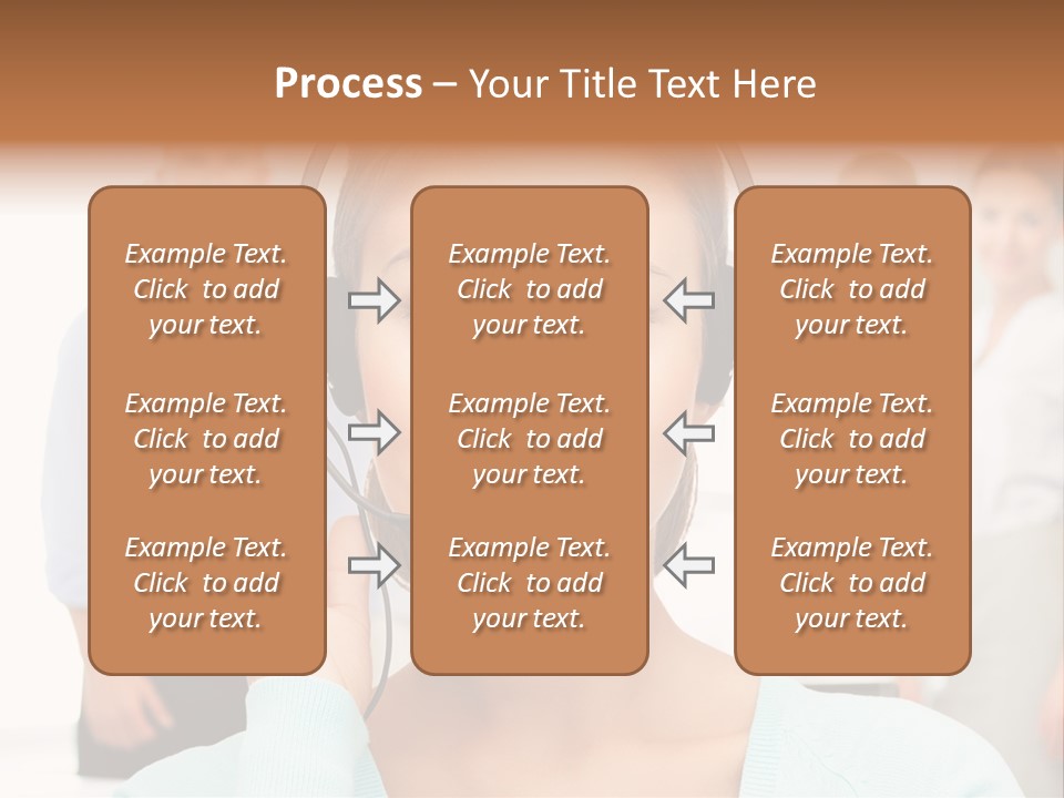 Online Modern Secretary PowerPoint Template