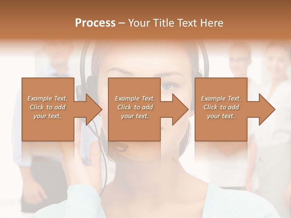 Online Modern Secretary PowerPoint Template
