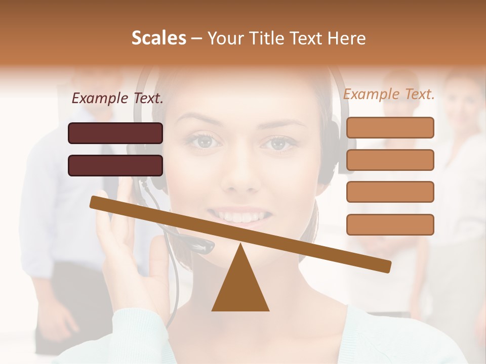 Online Modern Secretary PowerPoint Template