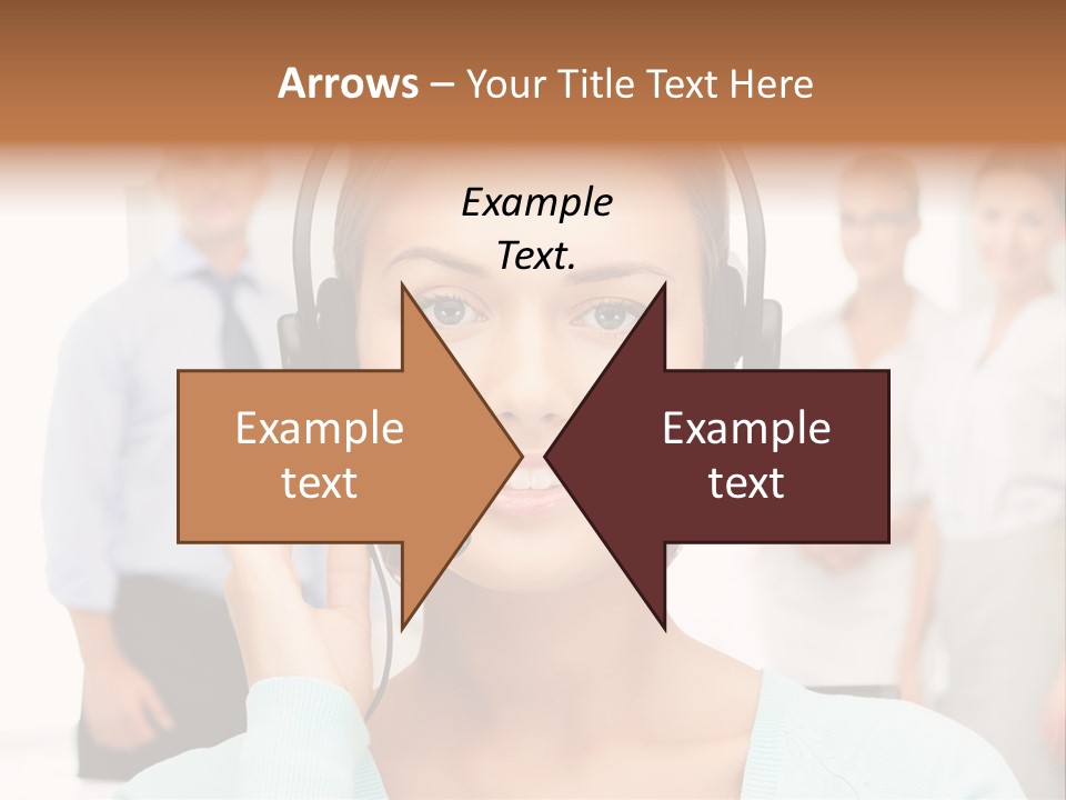 Online Modern Secretary PowerPoint Template