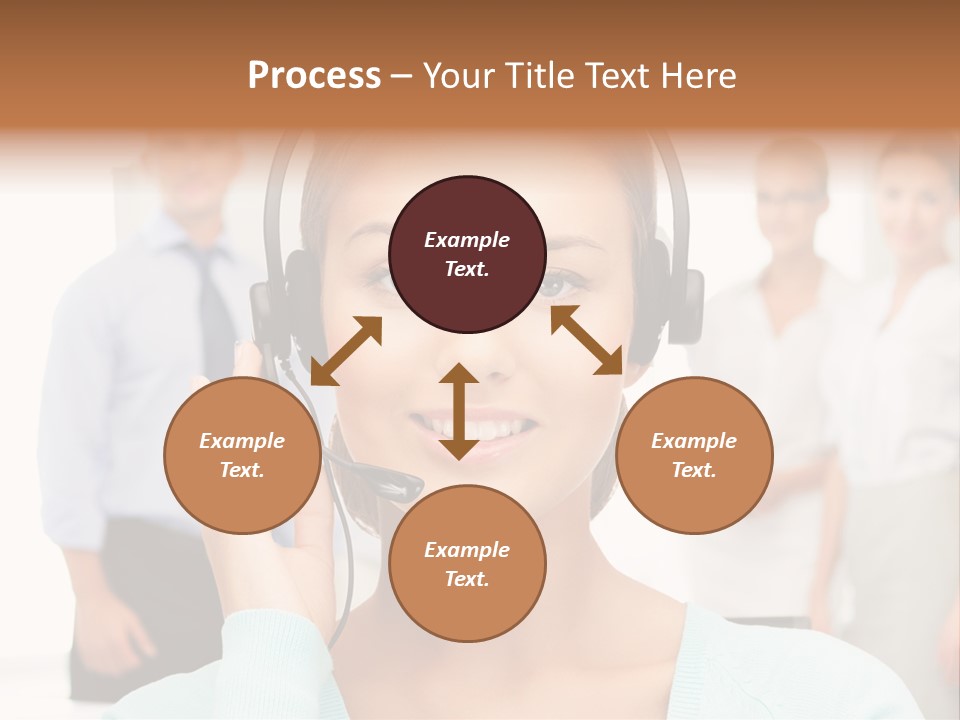 Online Modern Secretary PowerPoint Template