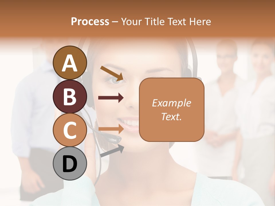 Online Modern Secretary PowerPoint Template