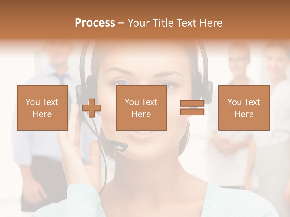 Online Modern Secretary PowerPoint Template