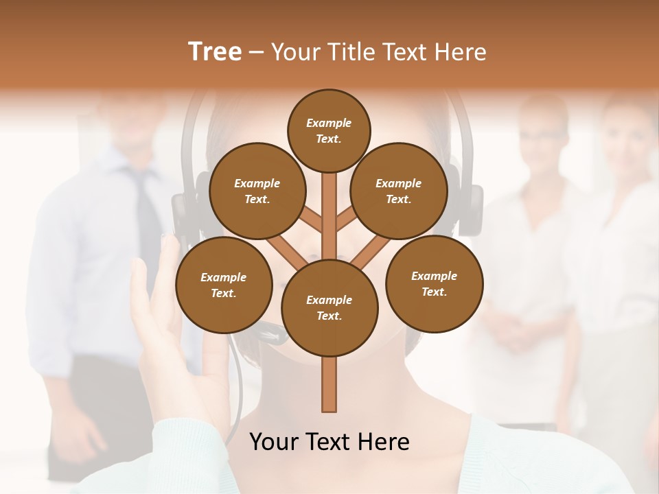 Online Modern Secretary PowerPoint Template