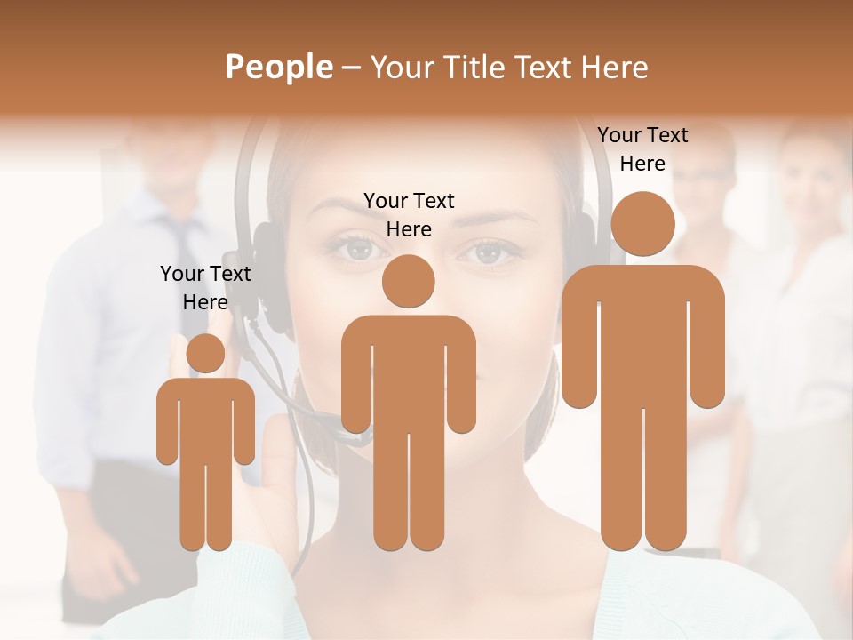 Online Modern Secretary PowerPoint Template