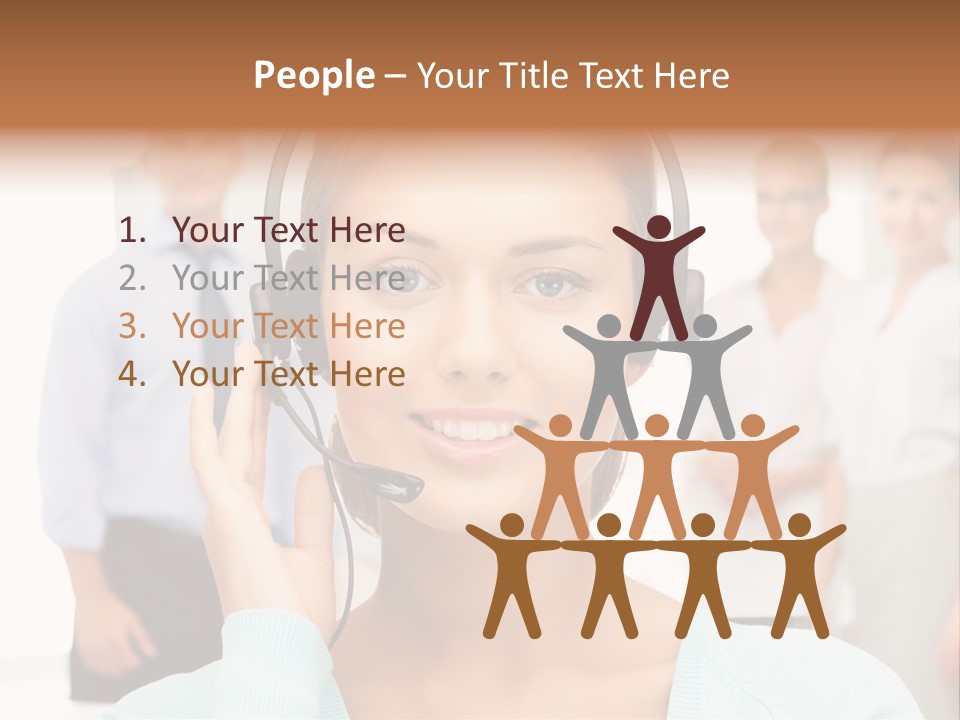 Online Modern Secretary PowerPoint Template