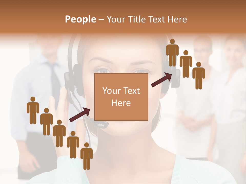 Online Modern Secretary PowerPoint Template