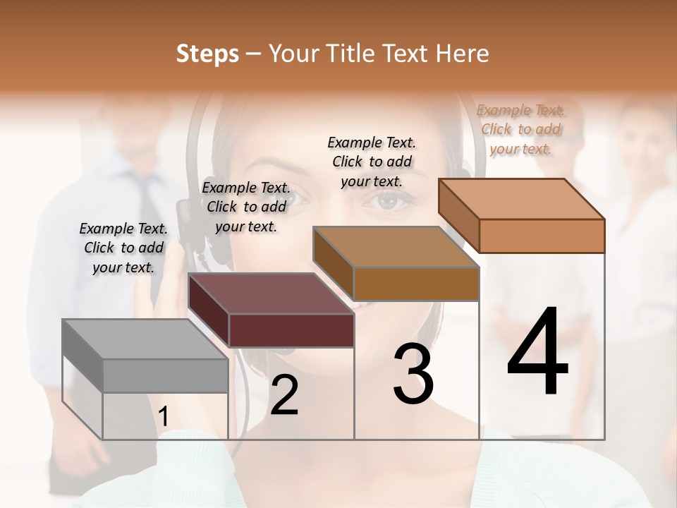 Online Modern Secretary PowerPoint Template