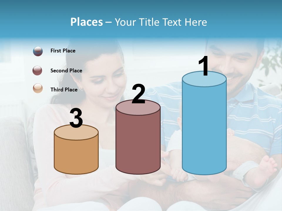 Mother Child Father PowerPoint Template