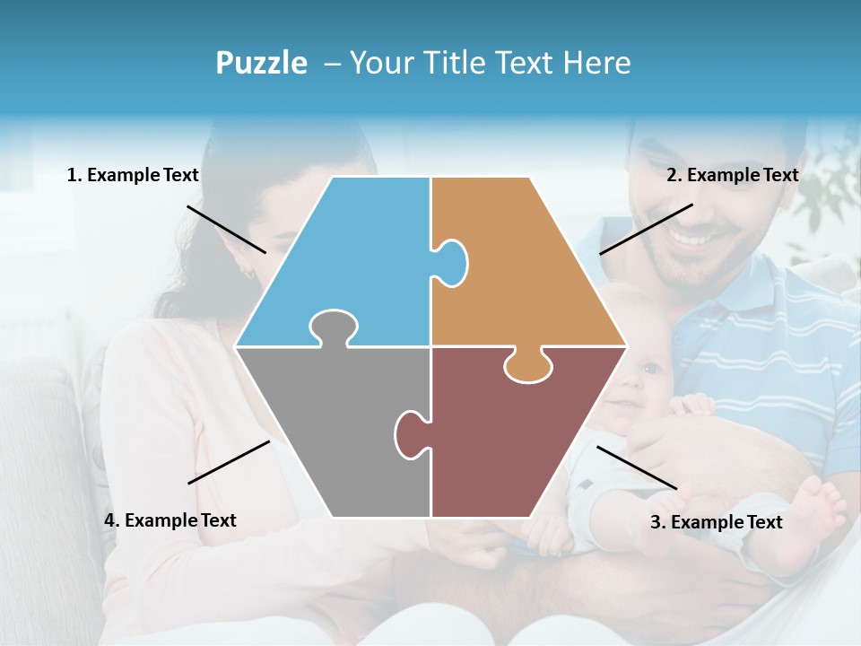 Mother Child Father PowerPoint Template