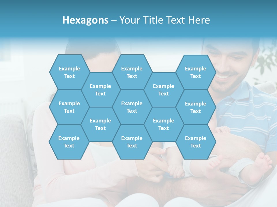 Mother Child Father PowerPoint Template