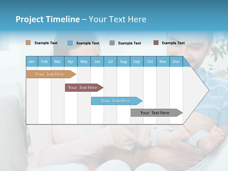 Mother Child Father PowerPoint Template