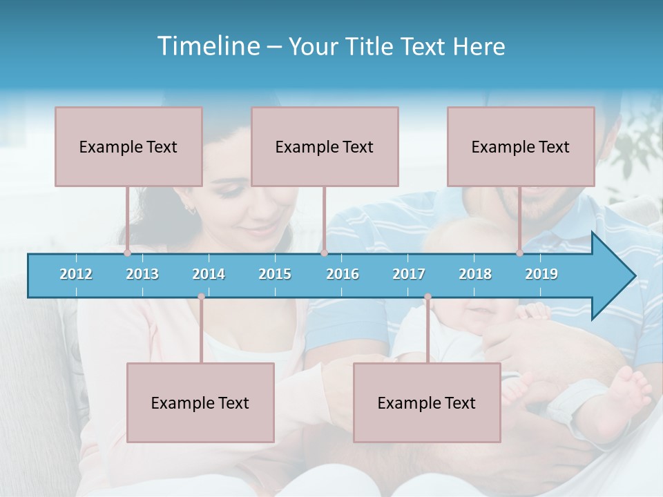 Mother Child Father PowerPoint Template