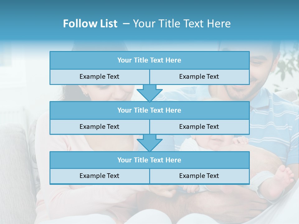 Mother Child Father PowerPoint Template
