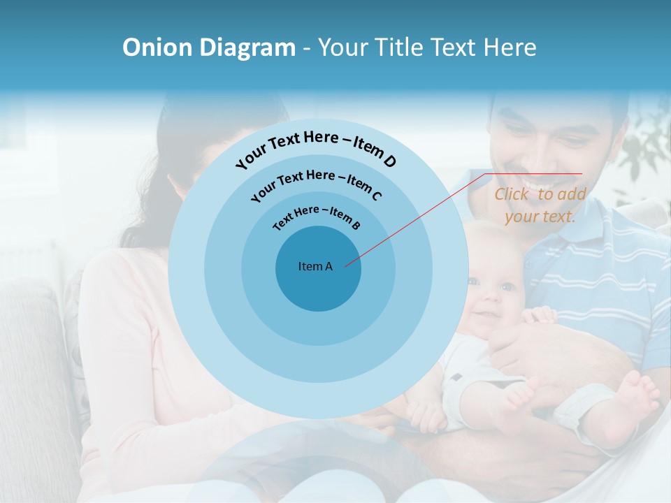 Mother Child Father PowerPoint Template