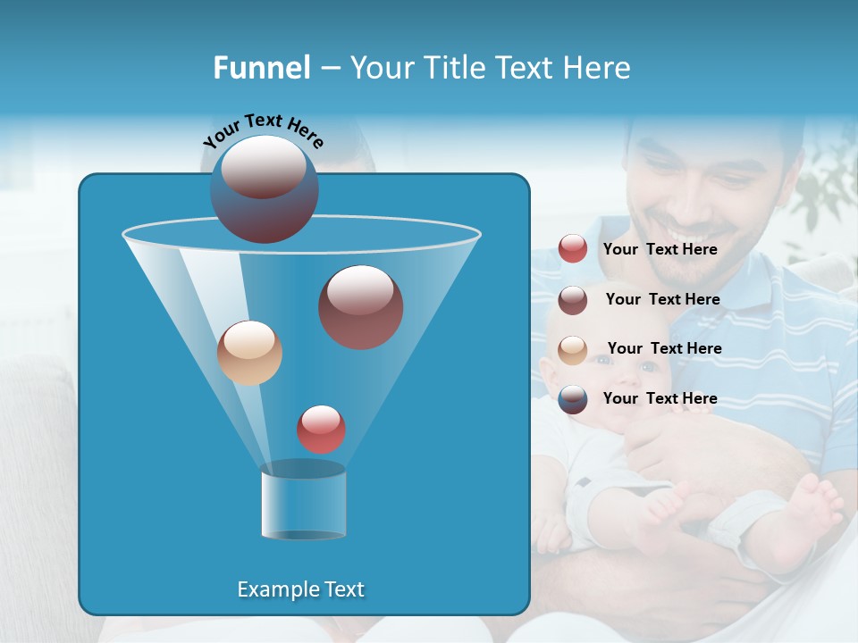Mother Child Father PowerPoint Template