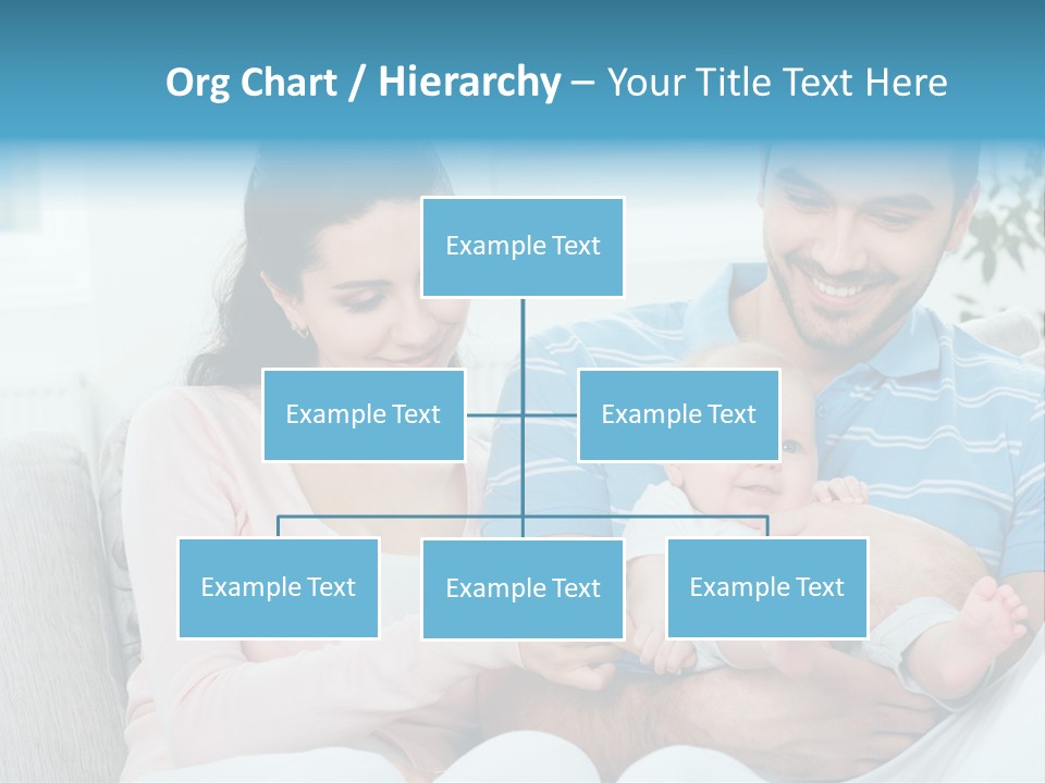 Mother Child Father PowerPoint Template