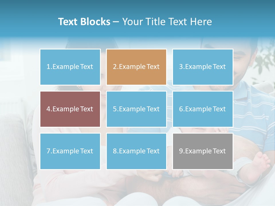 Mother Child Father PowerPoint Template