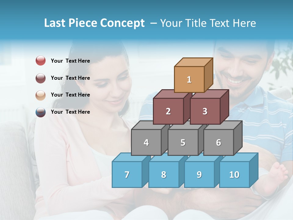 Mother Child Father PowerPoint Template