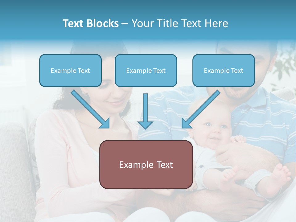 Mother Child Father PowerPoint Template