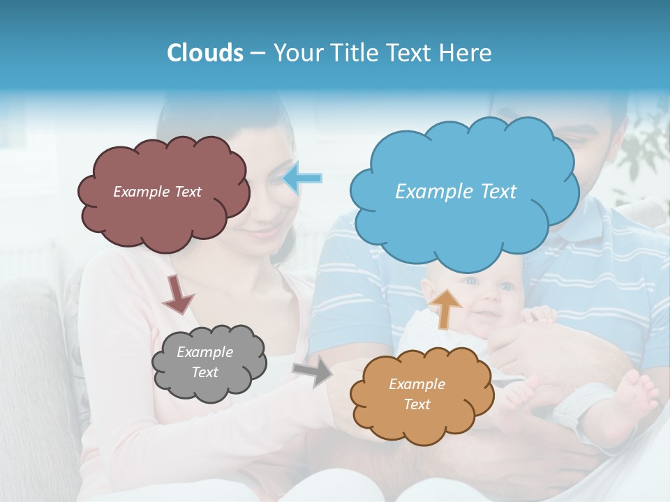 Mother Child Father PowerPoint Template