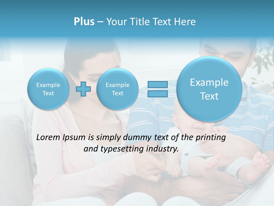 Mother Child Father PowerPoint Template