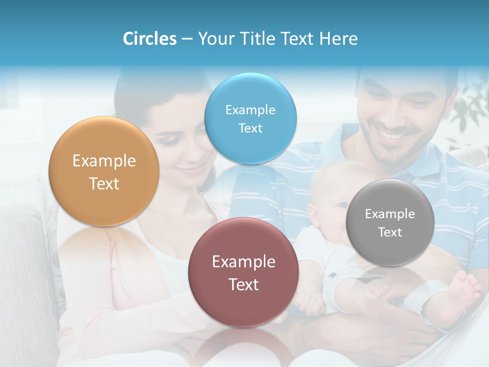 Mother Child Father PowerPoint Template