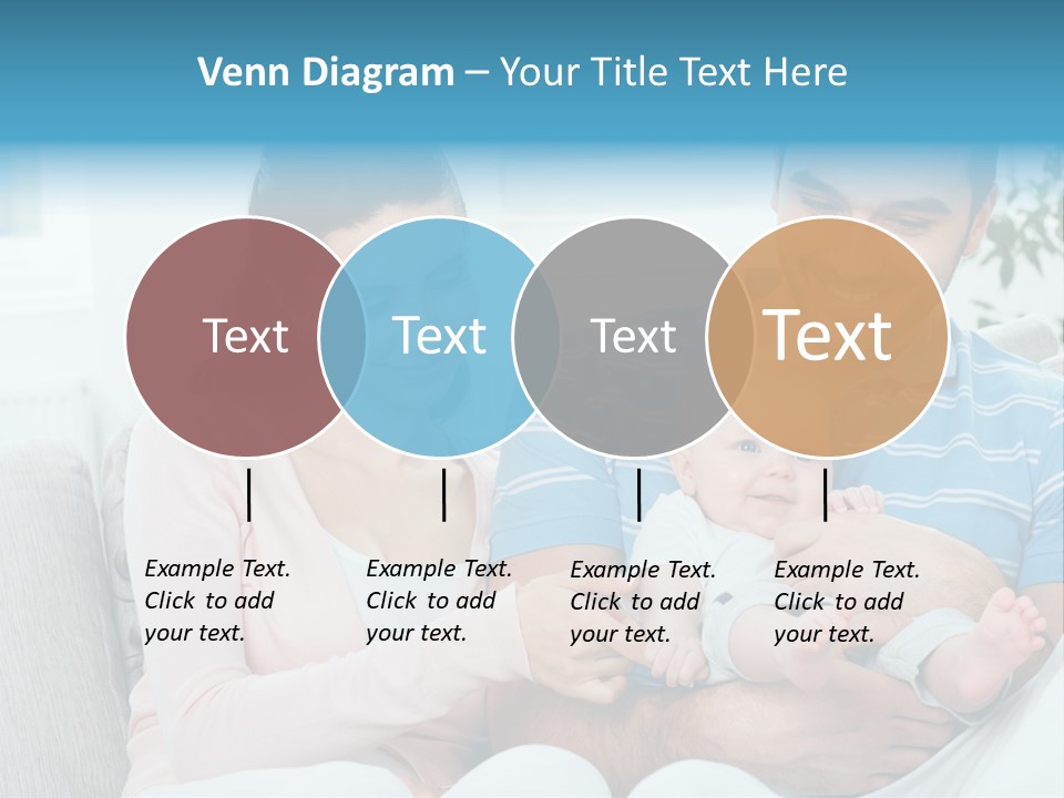 Mother Child Father PowerPoint Template