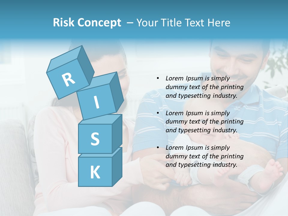 Mother Child Father PowerPoint Template