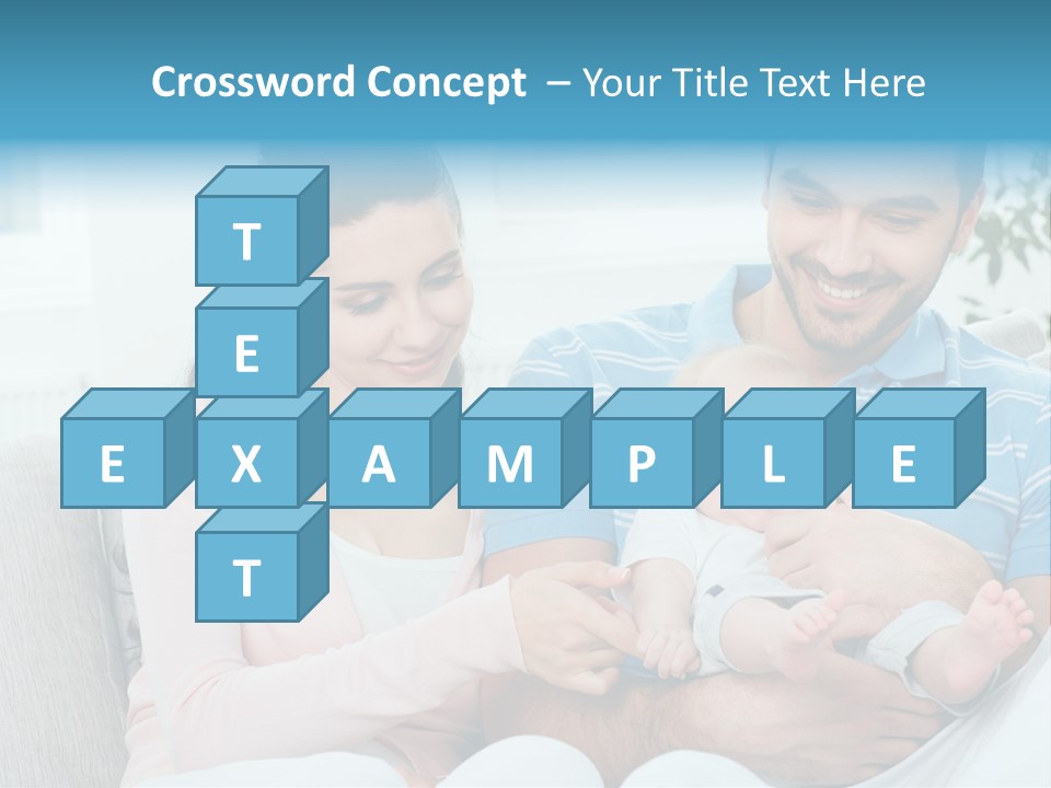 Mother Child Father PowerPoint Template