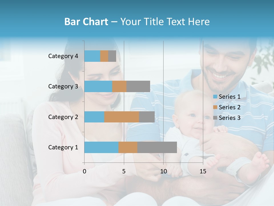 Mother Child Father PowerPoint Template