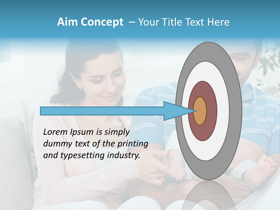 Mother Child Father PowerPoint Template