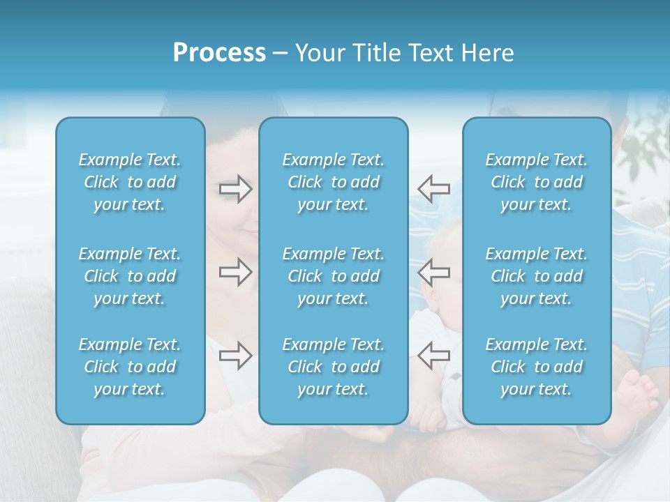 Mother Child Father PowerPoint Template