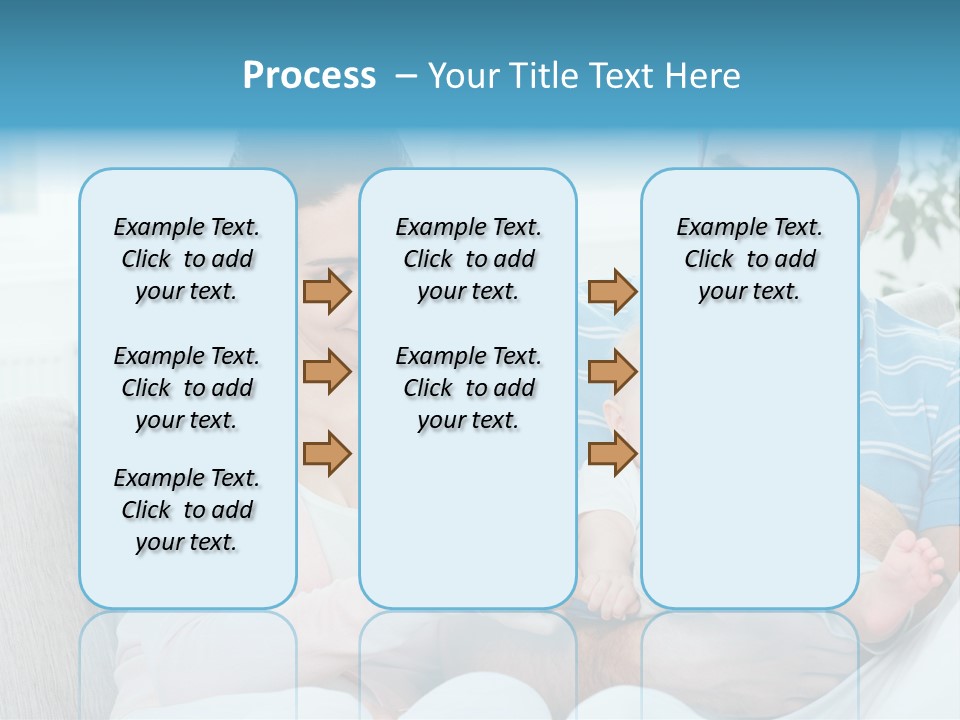Mother Child Father PowerPoint Template