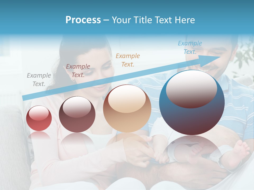 Mother Child Father PowerPoint Template