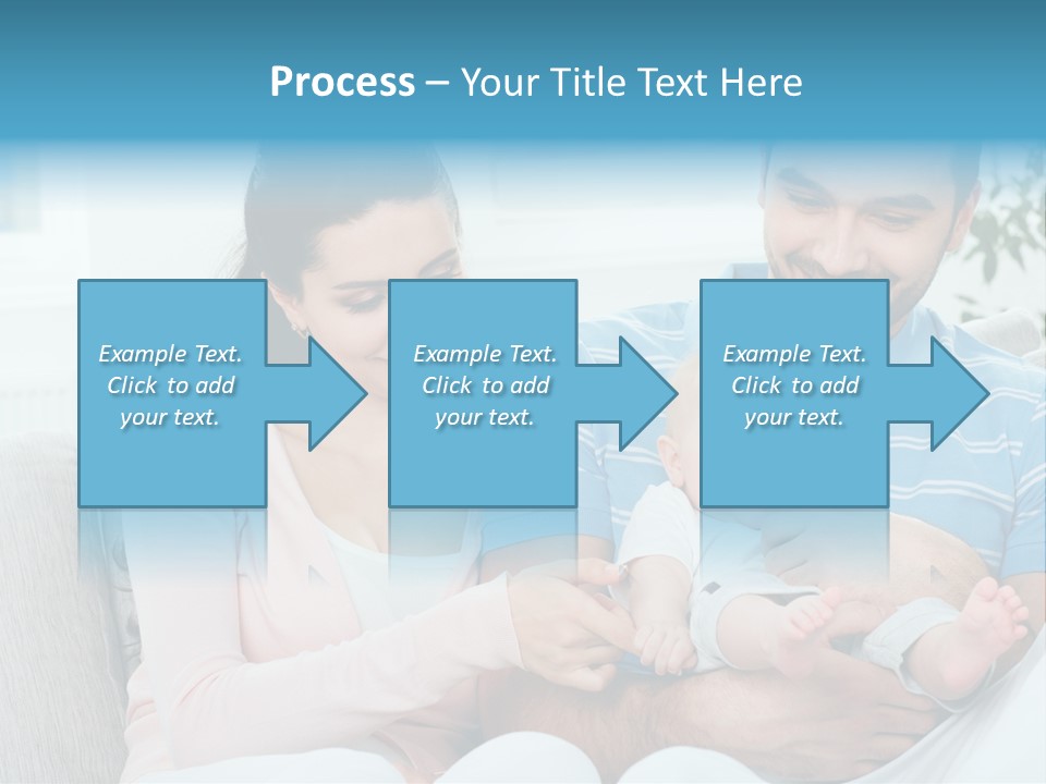 Mother Child Father PowerPoint Template