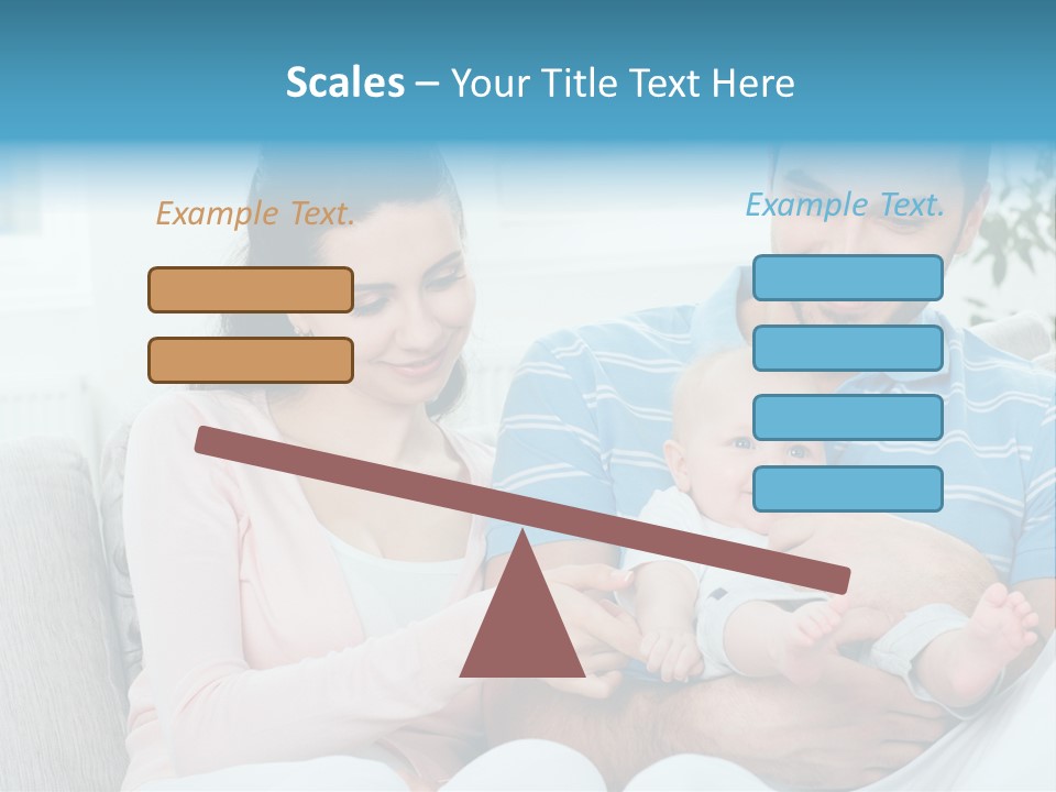 Mother Child Father PowerPoint Template