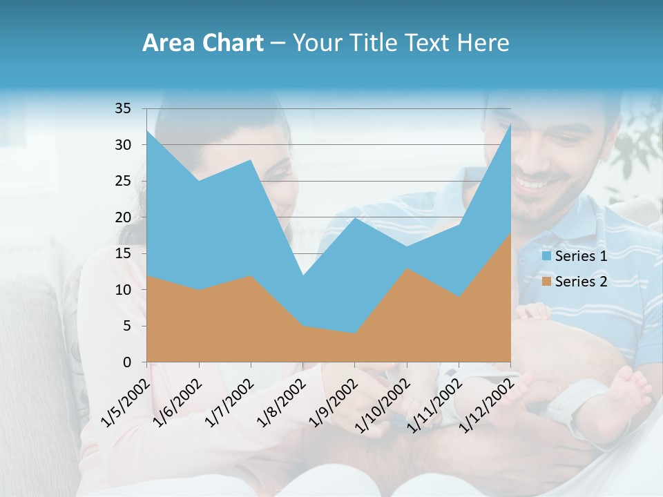 Mother Child Father PowerPoint Template