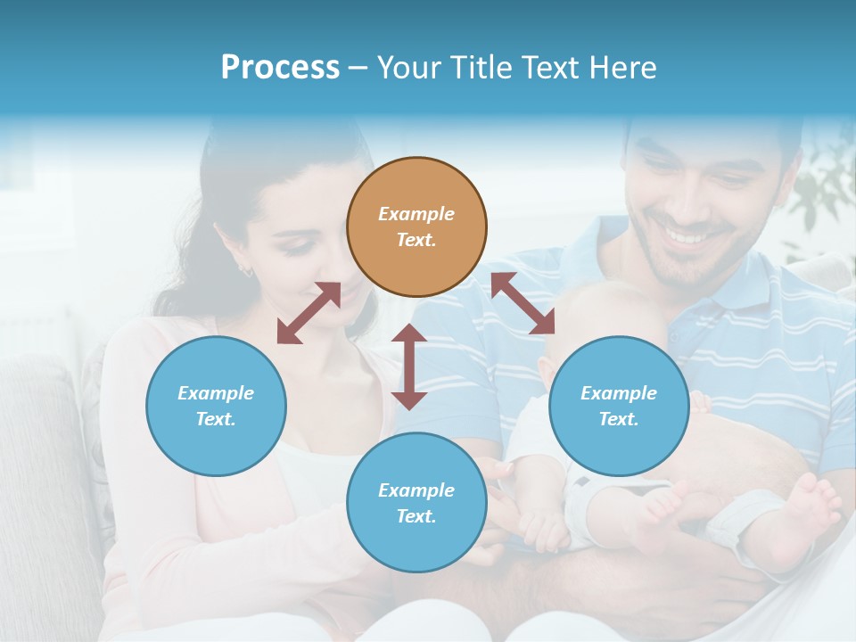 Mother Child Father PowerPoint Template