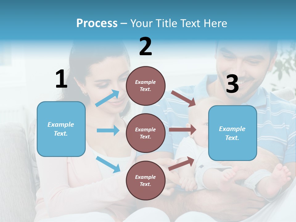 Mother Child Father PowerPoint Template