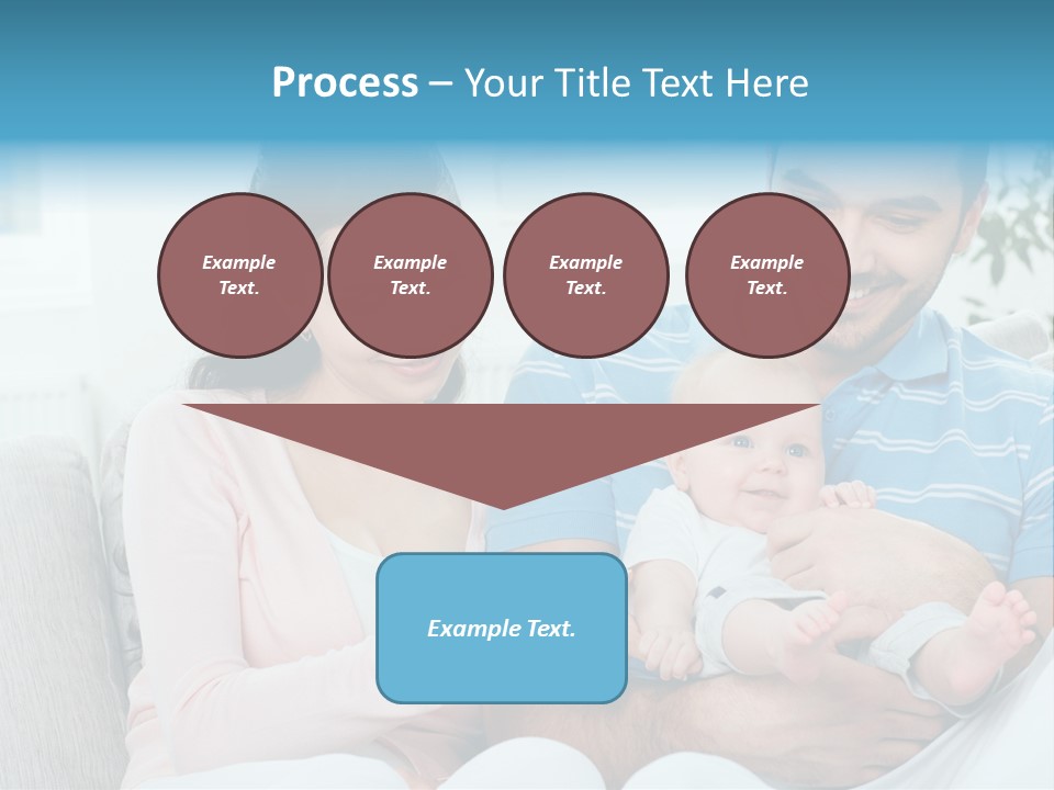Mother Child Father PowerPoint Template