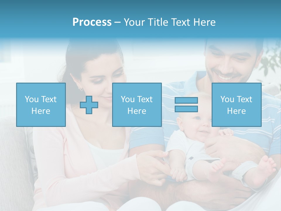 Mother Child Father PowerPoint Template