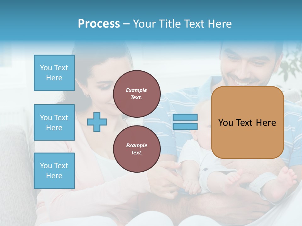 Mother Child Father PowerPoint Template