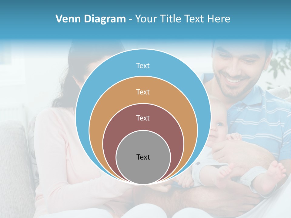 Mother Child Father PowerPoint Template